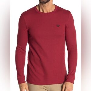 True Religion Thermal Long Sleeve Horseshoe Embroidered‎ Shirt Men’s Sz M